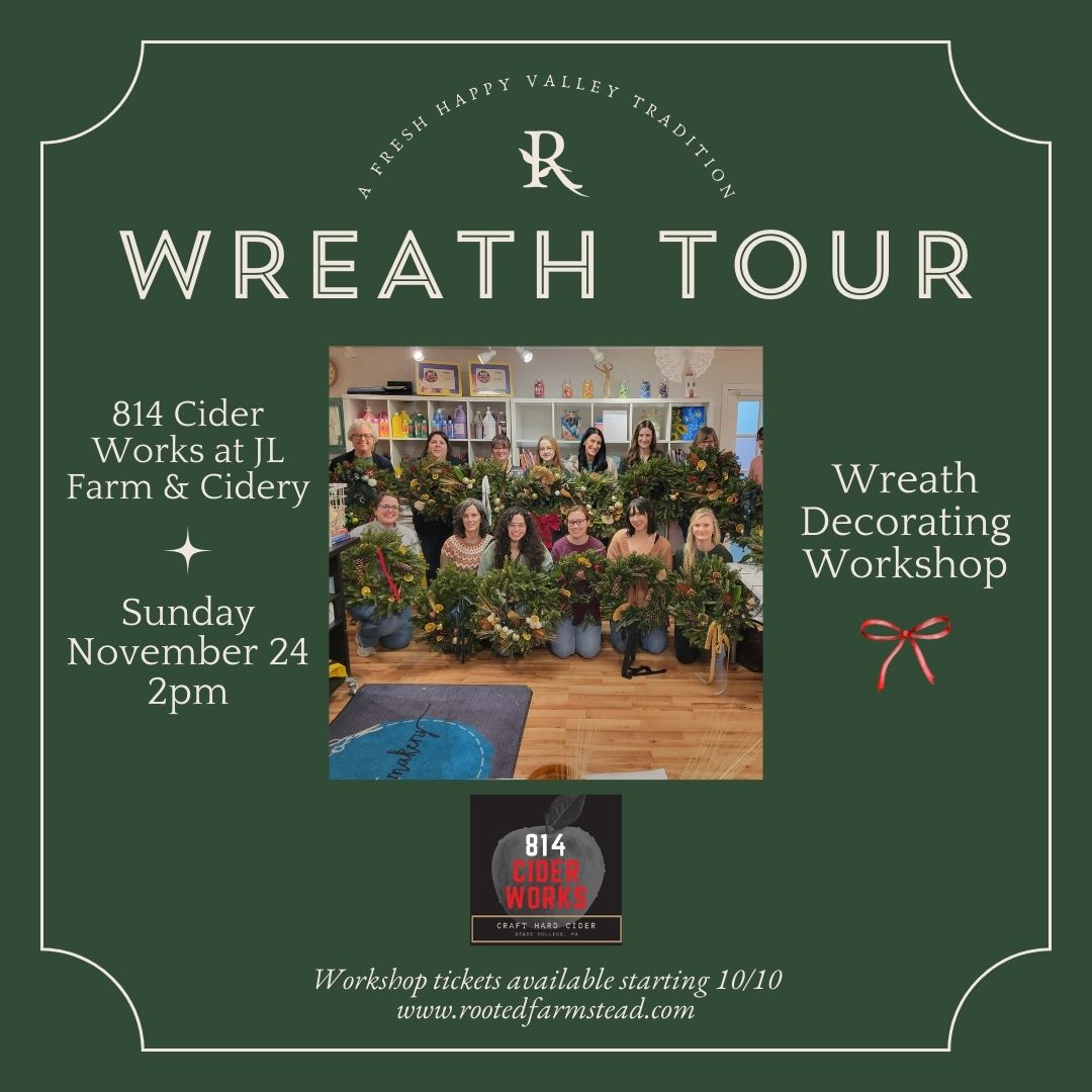 Evergreen Wreath Decorating Workshop at 814 Cider Works 11/24