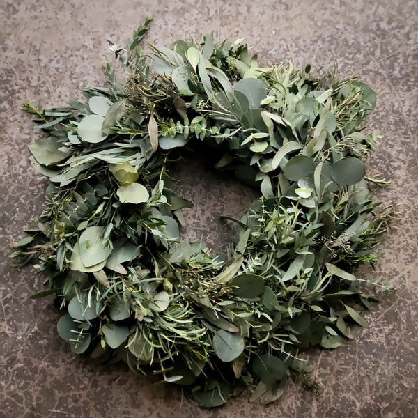Holiday Tour: Eucalyptus Wreath Workshop @ Boal City Brewing 12/10