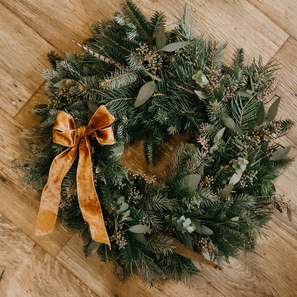 Holiday Tour: Adult Wreath Decorating Workshop at The Makery 12/12