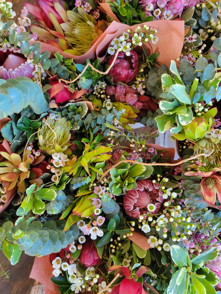 Local Business Holiday Bucket of Blooms