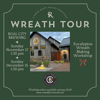 Eucalyptus Wreath Workshop at Boal City Brewing 11/17