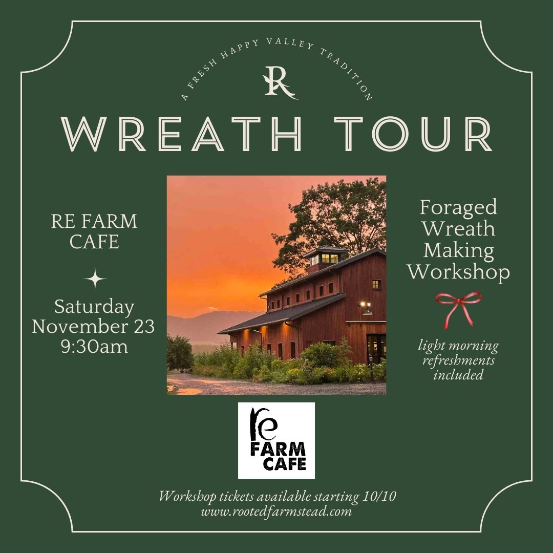 Foraged Wreath Workshop at RE Farm Cafe 11/23