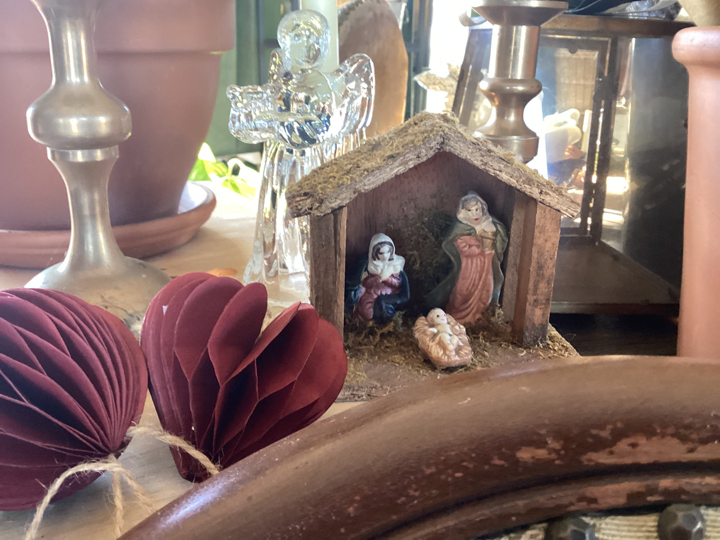 Mossy Nativity Set