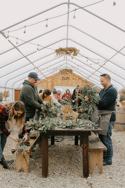 Holiday Tour: Mixology + Wreath Making at Rooted Farmstead 12/1 - 2nd SESSION!!