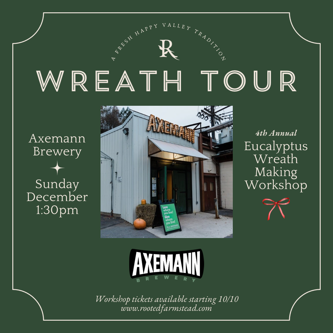 Eucalyptus Wreath Workshop at Axemann Brewery 12/1