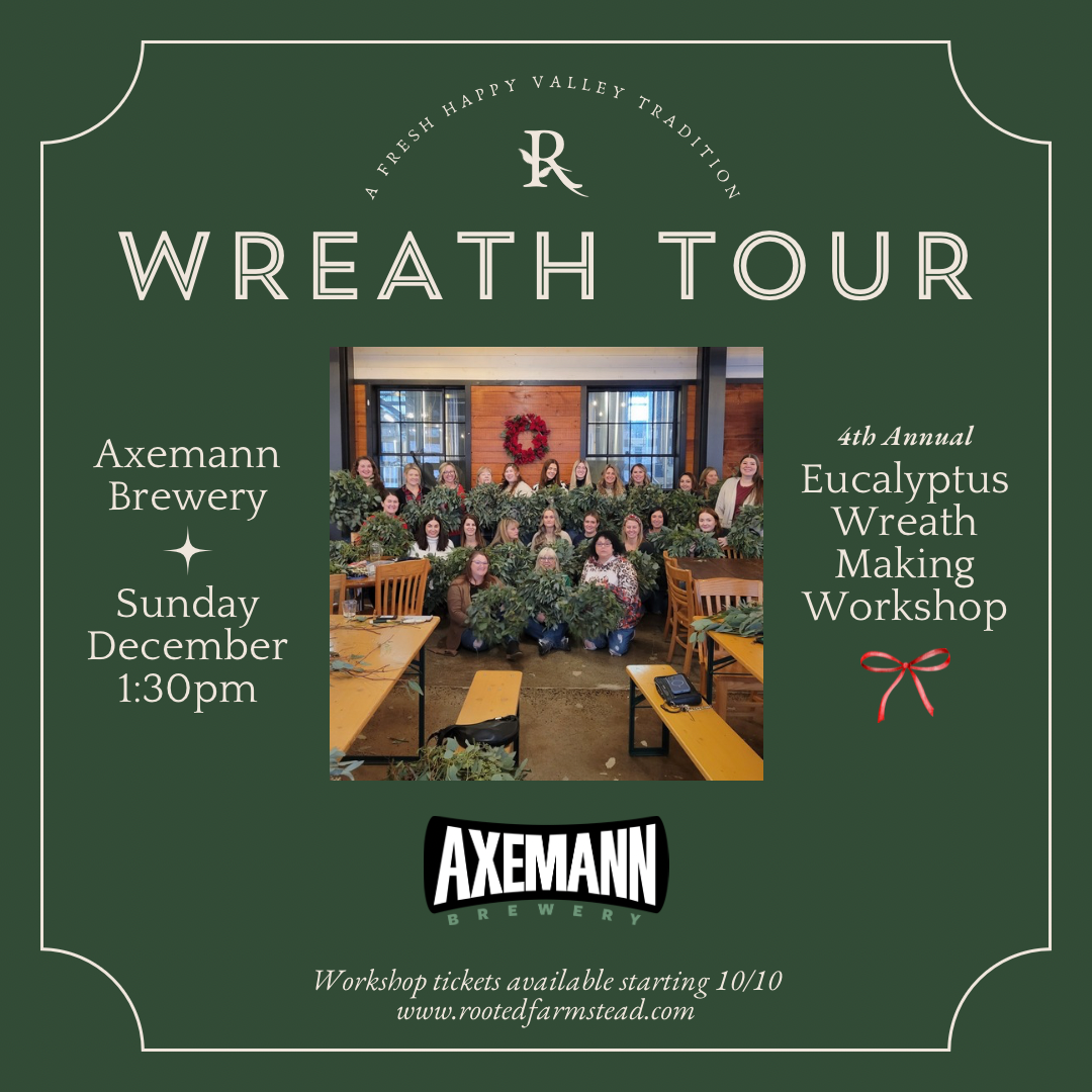 Eucalyptus Wreath Workshop at Axemann Brewery 12/1