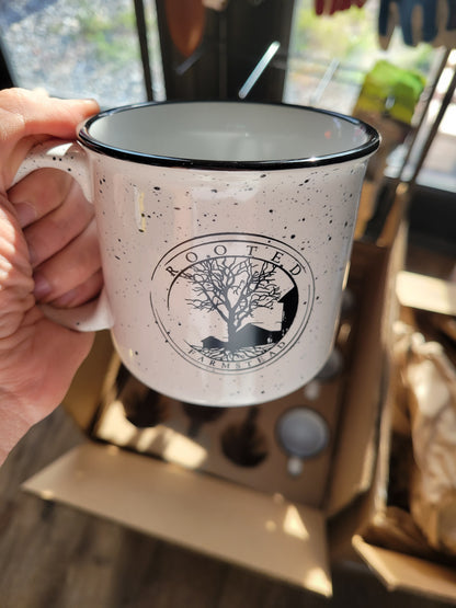 Rooted Farmstead Logo Campfire Mug