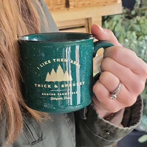 Thick and Sprucey Campfire Mug